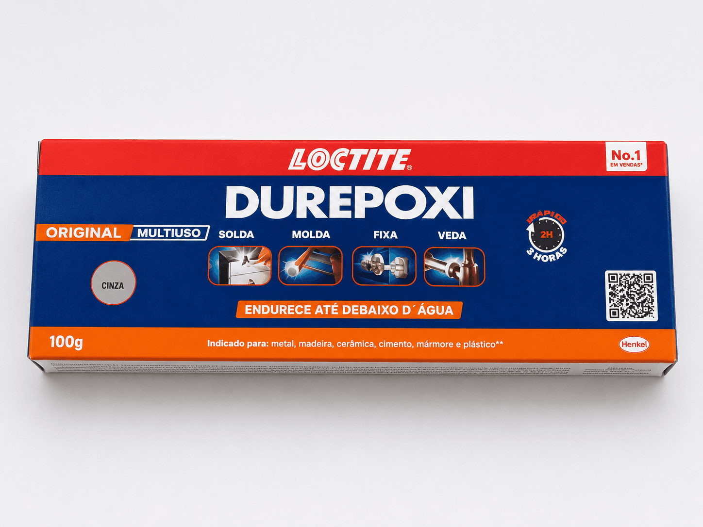 Durepoxi 100g Loctite - imagem 1